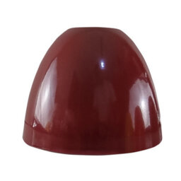 Burgundy 15Cm Metal Lamp Shade Modern Ceiling Pendant Light, Easy Fit E27 For Kitchen, Bedroom & Living Room - thumbnail 1