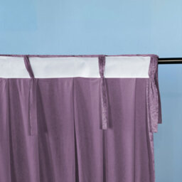 Neel Blue 4X1M Crushed Velvet Backdrop, Photography Background Blackout Curtain - Lavender - thumbnail 5