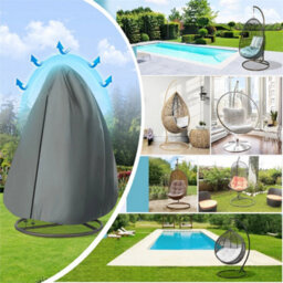 190X115Cmheavy Duty Hanging Swing Egg Chair Cover Garden Patio Outdoor Sun Uv Waterproof - thumbnail 6