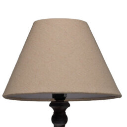 Wyld Haus Mossfern Slim Table Lamp With Neutral Linen Shade, Grey-Washed Wood - thumbnail 3