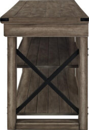 Dorel Wildwood Wood Veneer Tv Stand 50 Rustic Grey - thumbnail 3
