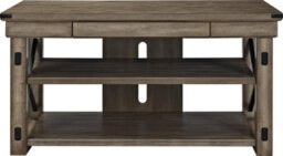 Dorel Home Wildwood Wood Veneer Tv Stand 50 Rustic Grey