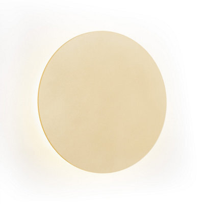 Luminosa Lighting Luminosa Oregon Plus 12Cm Flush Wall Lamp Gold 390Lm 3000K - image 1
