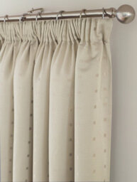 Luxury Living Adiso Pencil Pleat Taped Top Curtains Cream - thumbnail 5