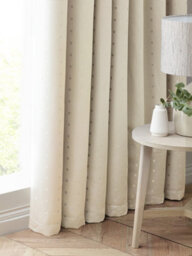 Luxury Living Adiso Pencil Pleat Taped Top Curtains Cream - thumbnail 4