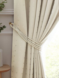 Luxury Living Adiso Pencil Pleat Taped Top Curtains Cream - thumbnail 3