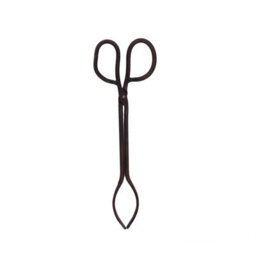 Charles Bentley Cypress Fireside Tongs Iron Black Antique - thumbnail 5
