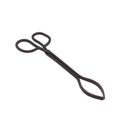 Charles Bentley Cypress Fireside Tongs Iron Black Antique - thumbnail 4