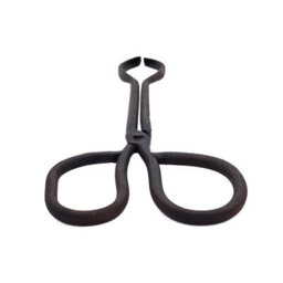 Charles Bentley Cypress Fireside Tongs Iron Black Antique - thumbnail 7