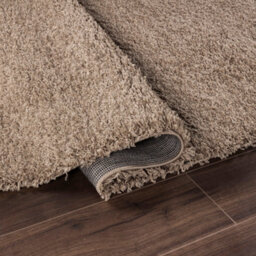 Smart Living Shaggy Soft Thick Area Rug, Living Room Carpet, Kitchen Floor, Bedroom Soft Rugs 120Cm X 170Cm - Dark Beige - thumbnail 4