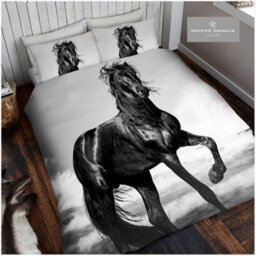 Gc Gaveno Cavailia 3D Stallion Duvet Cover Bedding Set Double 3Pc With Matching Pillowcases - thumbnail 1