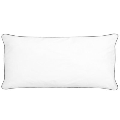 Beliani Bed Pillow Pelister High Microfibre 40 X 80 Cm White - image 1