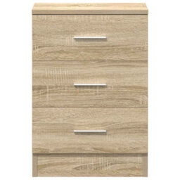 Walplus Bedside Cabinets 2 Pcs Sonoma Oak 38X35X56 Cm Engineered Wood - thumbnail 7