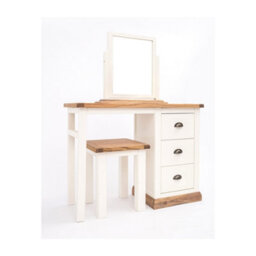 Cabinet Bits Tropea 3 Drawer Dressing Table Set Brass Cup Handle - thumbnail 3