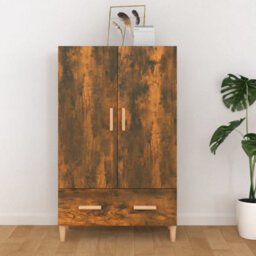 Vidaxl Highboard Smoked Oak 70X31X115 Cm Engineered Wood - thumbnail 1