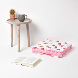 Homescapes Cotton Cup Cakes Floor Cushion, 50 X 50 Cm - thumbnail 2