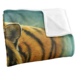 Jq Licensing Silky Tiger & Cubs Supersoft Blanket Multicoloured (152Cm X 127Cm) - thumbnail 3