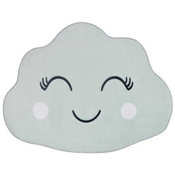 Beliani Kids Rug Cumulus Mint Green 90 X 120 Cm - thumbnail 1