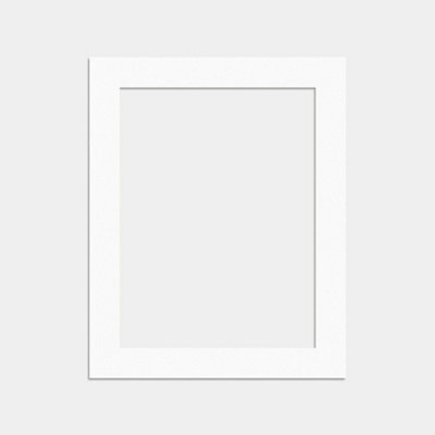 Ak Frames 20X16 White Picture Mounts To Fit 16X12 Aperture Size - Mount Board Only (No Frame Included) - image 1