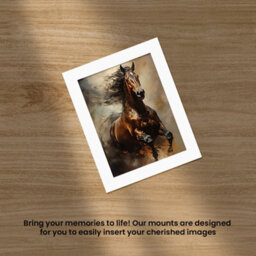 Ak Frames 20X16 White Picture Mounts To Fit 16X12 Aperture Size - Mount Board Only (No Frame Included) - thumbnail 5