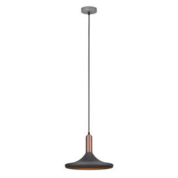 Luminosa Lighting Luminosa Modern Hanging Pendant Gray, Copper 1 Light , E27 - thumbnail 2