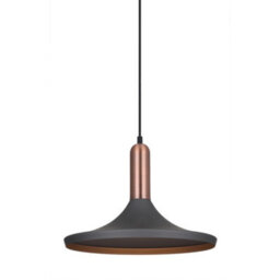Luminosa Lighting Luminosa Modern Hanging Pendant Gray, Copper 1 Light , E27 - thumbnail 1