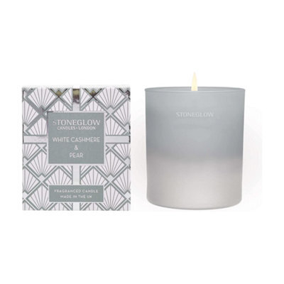 Stoneglow Candles Seasonal Tumbler Candle - White Cashmere & Pear - image 1