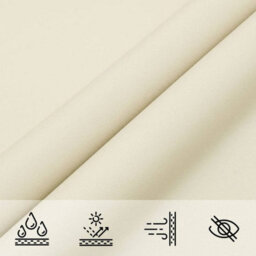 Beige 2X3M Rectangular Oxford Shade Sail - thumbnail 7