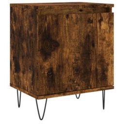 Berkfield Bedside Cabinet Smoked Oak 40X30X50 Cm Engineered Wood - thumbnail 2