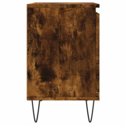 Berkfield Bedside Cabinet Smoked Oak 40X30X50 Cm Engineered Wood - thumbnail 7