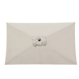 VRUC Outdoor 2X3M Parasol - Crank Up & Tilt Garden Parasol Umbrella Cream And Base - thumbnail 3