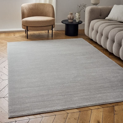The Rugs Carmel Grey/cream Striped Area Rug And Runner Non Shedding, Stain Resistant, Soft - image 1