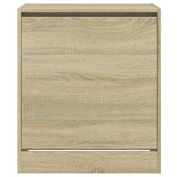 Berkfield Shoe Cabinet Sonoma Oak 60X42X69 Cm Engineered Wood - thumbnail 5
