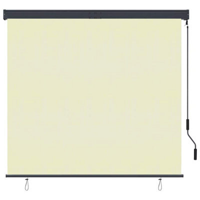 Berkfield Harmful Outdoor Roller Blind 160X250 Cm Cream - image 1