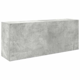 Walplus Bathroom Wall Cabinet Concrete Grey 100X25X40 Cm Engineered Wood - thumbnail 2