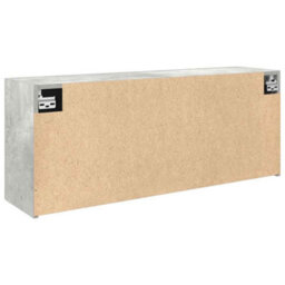 Walplus Bathroom Wall Cabinet Concrete Grey 100X25X40 Cm Engineered Wood - thumbnail 7