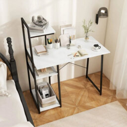 Study Writing Desk 100Cm Home Office Computer Desk W/storage - thumbnail 4
