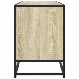 Berkfield Tv Cabinet Sonoma Oak 150X35X41 Cm Engineered Wood And Metal - thumbnail 5