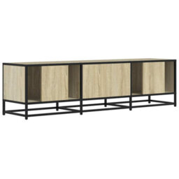 Berkfield Tv Cabinet Sonoma Oak 150X35X41 Cm Engineered Wood And Metal - thumbnail 6
