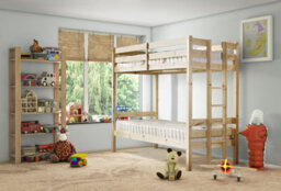 Strictly Beds And Bunks Moon Heavy Duty Pine Bunk Bed, 3Ft Single - thumbnail 3
