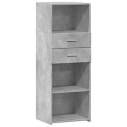 Berkfield Highboard Concrete Grey 45X42.5X124 Cm Engineered Wood - thumbnail 2