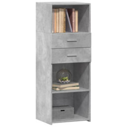 Berkfield Highboard Concrete Grey 45X42.5X124 Cm Engineered Wood - thumbnail 3