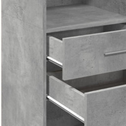 Berkfield Highboard Concrete Grey 45X42.5X124 Cm Engineered Wood - thumbnail 8