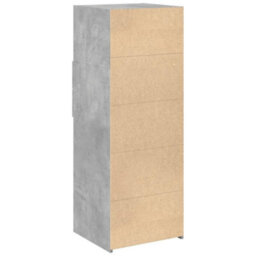 Berkfield Highboard Concrete Grey 45X42.5X124 Cm Engineered Wood - thumbnail 6