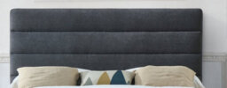 Save On Goods UK 4Ft6 Double Grey Soft Velvet Fabric Upholstered Bed Frame Bedstead Dark Grey - thumbnail 4