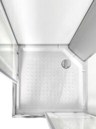 Vidalux Pure E Square 800 X 800 White Electric Shower Cabin-Triton Lux White 8.5Kw - thumbnail 2