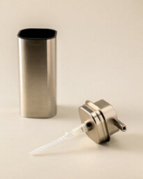 Cosmic Soap Dispenser, 370Ml, Stainless Steel, Anti-Corrosion, Easy Refill, Non-Drip, Matt White, Nea Collection - thumbnail 3