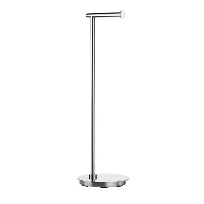 Smedbo Polished Stainless Steel Toilet Roll Holder With Round Base