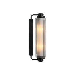Nordlux Nimal Plastic Wall Light Bathroom Safe Black,mains - thumbnail 2