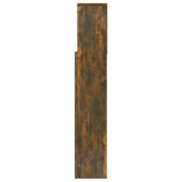 Vidaxl Headboard Cabinet Smoked Oak 160X19X103.5 Cm - thumbnail 6
